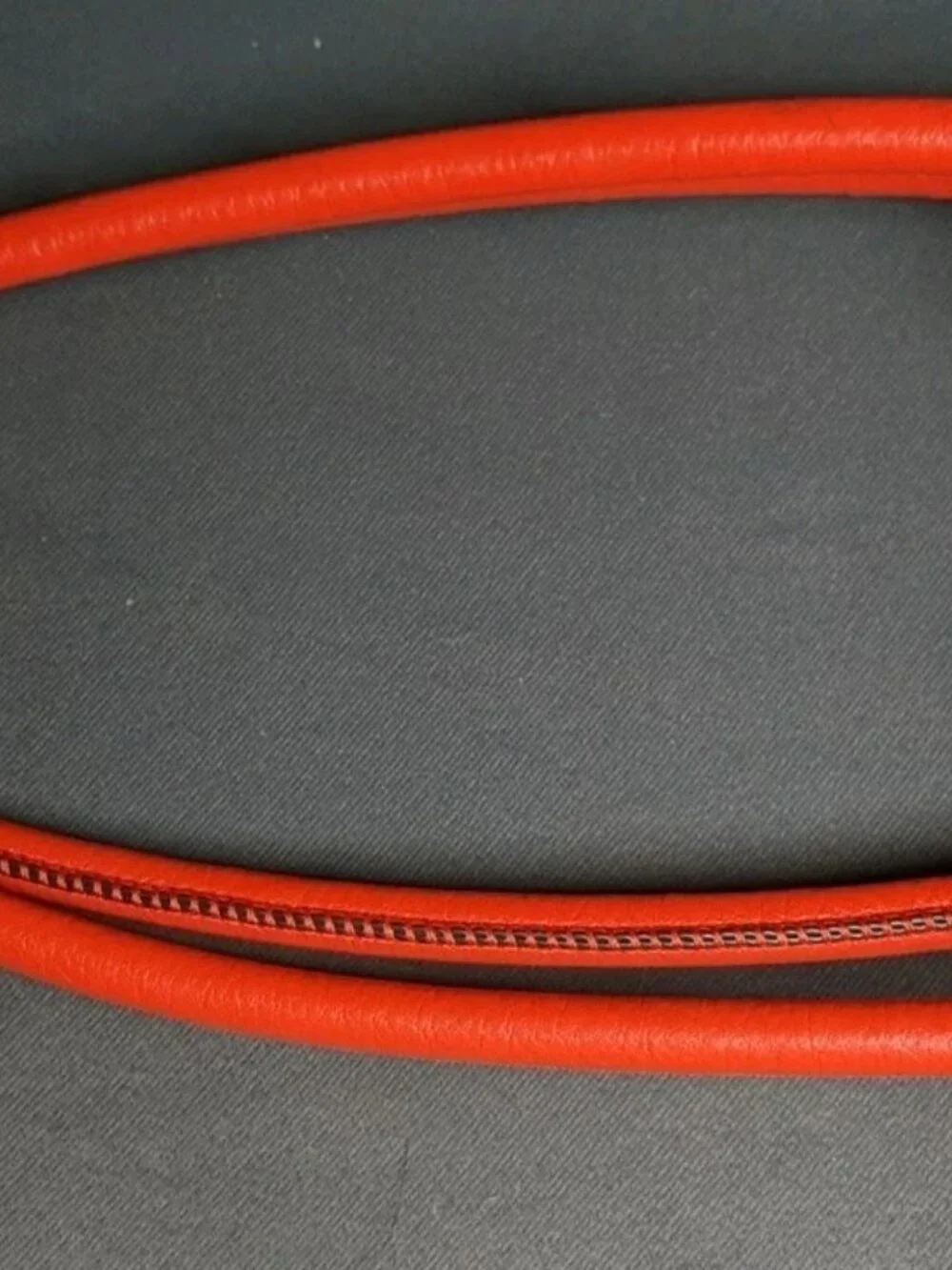 MICHAEL KORS TANGERINE LEATHER RING TOTE HOBO SHOULDER BAG SOFT LEATHER